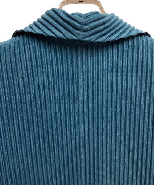 HOMME PLISSE ISSEY MIYAKE（オム プリッセ イッセイ ミヤケ）HOMME PLISSE ISSEY MIYAKE (オムプリッセ イッセイ ミヤケ) プリーツジャケット グリーン サイズ:3の古着・服飾アイテム