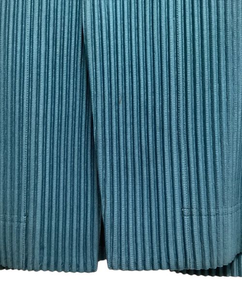 HOMME PLISSE ISSEY MIYAKE（オム プリッセ イッセイ ミヤケ）HOMME PLISSE ISSEY MIYAKE (オムプリッセ イッセイ ミヤケ) プリーツジャケット グリーン サイズ:3の古着・服飾アイテム