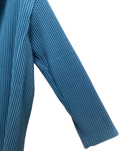 HOMME PLISSE ISSEY MIYAKE（オム プリッセ イッセイ ミヤケ）HOMME PLISSE ISSEY MIYAKE (オムプリッセ イッセイ ミヤケ) プリーツジャケット グリーン サイズ:3の古着・服飾アイテム