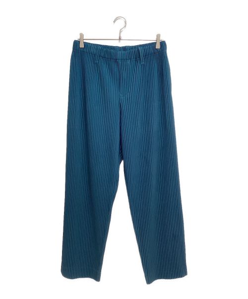 HOMME PLISSE ISSEY MIYAKE（オム プリッセ イッセイ ミヤケ）HOMME PLISSE ISSEY MIYAKE (オムプリッセ イッセイ ミヤケ) プリーツパンツ グリーン サイズ:3の古着・服飾アイテム