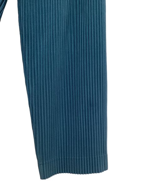 HOMME PLISSE ISSEY MIYAKE（オム プリッセ イッセイ ミヤケ）HOMME PLISSE ISSEY MIYAKE (オムプリッセ イッセイ ミヤケ) プリーツパンツ グリーン サイズ:3の古着・服飾アイテム