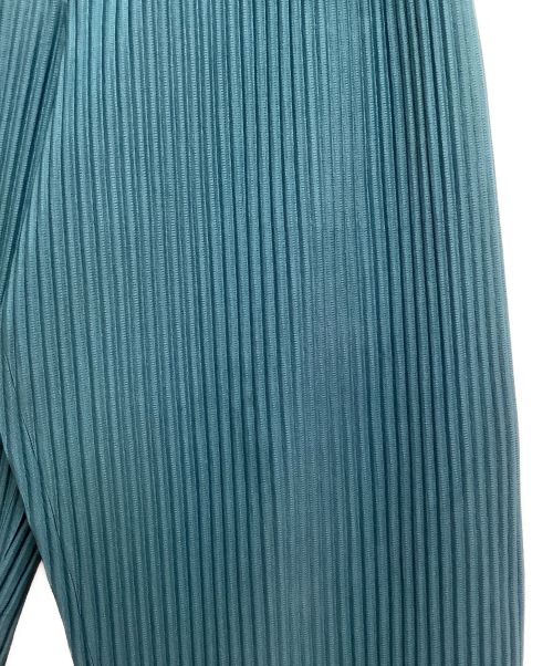 HOMME PLISSE ISSEY MIYAKE（オム プリッセ イッセイ ミヤケ）HOMME PLISSE ISSEY MIYAKE (オムプリッセ イッセイ ミヤケ) プリーツパンツ グリーン サイズ:3の古着・服飾アイテム