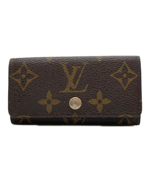 LOUIS VUITTON（ルイ ヴィトン）LOUIS VUITTON (ルイ ヴィトン) モノグラム ミュルティクレ4キーケース ブラウンの古着・服飾アイテム
