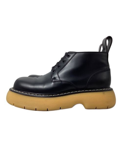 BOTTEGA VENETA（ボッテガベネタ）BOTTEGA VENETA (ボッテガベネタ) The Bounce Chukka Boots （ザ バウンスチャッカーブーツ） ブラック サイズ:39の古着・服飾アイテム