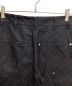 中古・古着 BOTTEGA VENETA (ボッテガベネタ) Button Fly Painter Pants（ボタンフライペインターパンツ） ブラック サイズ:44：55000円