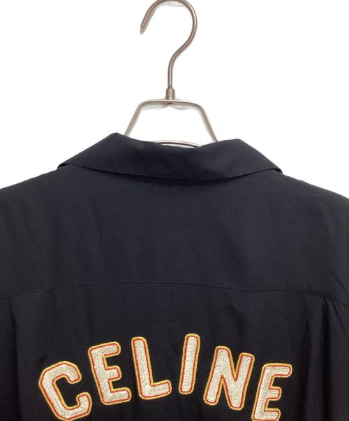 CELINE（セリーヌ）CELINE (セリーヌ) 23AW Rayon Hawaiian Shirt （レーヨンハワイアンシャツ） ブラック サイズ:39の古着・服飾アイテム