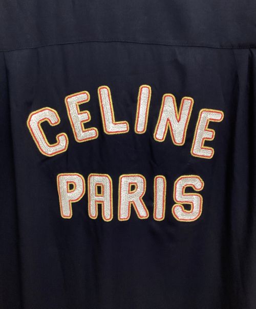 CELINE（セリーヌ）CELINE (セリーヌ) 23AW Rayon Hawaiian Shirt （レーヨンハワイアンシャツ） ブラック サイズ:39の古着・服飾アイテム