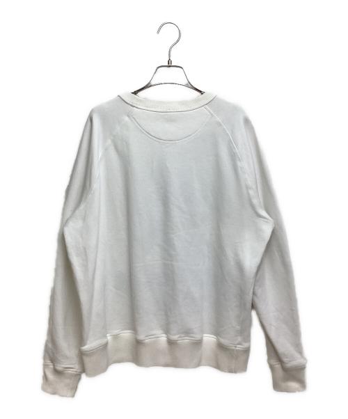 LOUIS VUITTON（ルイ ヴィトン）LOUIS VUITTON (ルイ ヴィトン) Vivienne embroidered crew neck sweat（ヴィヴィエンヌ刺繍クルーネックスウェット） ホワイト サイズ:Lの古着・服飾アイテム