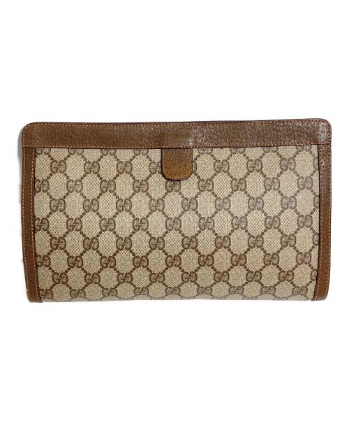 GUCCI（グッチ）GUCCI (グッチ) GGスプリームクラッチバッグ ベージュの古着・服飾アイテム
