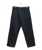 PRADAプラダ）の古着「Cotton x silk slacks （コットン×シルクスラックス）」｜ブラック