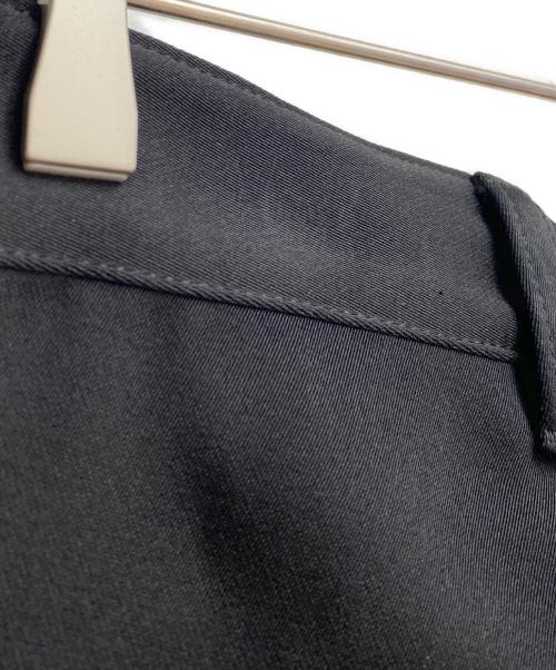 PRADA（プラダ）PRADA (プラダ) Cotton x silk slacks （コットン×シルクスラックス） ブラック サイズ:48の古着・服飾アイテム