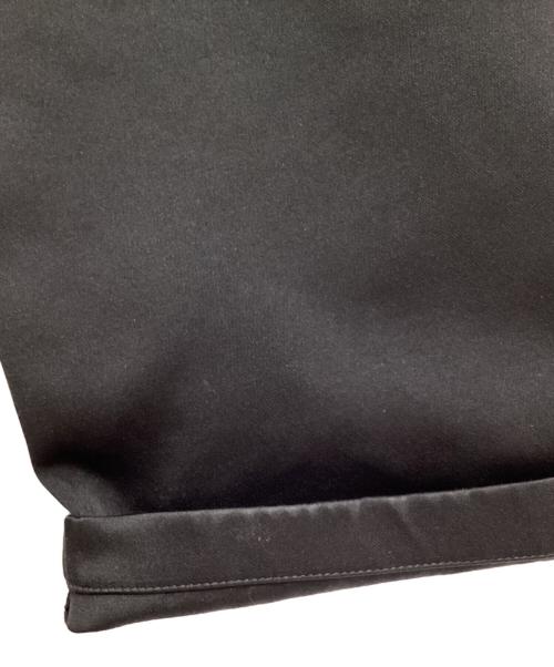 PRADA（プラダ）PRADA (プラダ) Cotton x silk slacks （コットン×シルクスラックス） ブラック サイズ:48の古着・服飾アイテム
