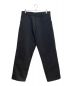 PRADA（プラダ）の古着「Cotton x silk slacks （コットン×シルクスラックス）」｜ブラック