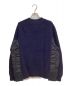 sacai (サカイ) MA-1 ウールニット プルオーバー ネイビー サイズ:1：30000円