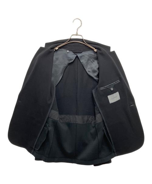 LANVIN（ランバン）LANVIN (ランバン) 切替テーラードジャケット ブラック サイズ:44の古着・服飾アイテム