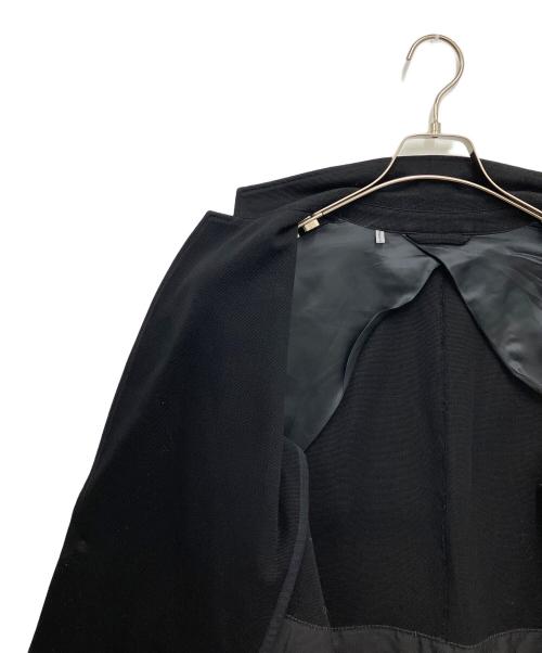 LANVIN（ランバン）LANVIN (ランバン) 切替テーラードジャケット ブラック サイズ:44の古着・服飾アイテム