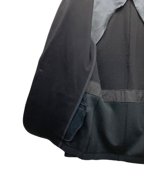 LANVIN（ランバン）LANVIN (ランバン) 切替テーラードジャケット ブラック サイズ:44の古着・服飾アイテム