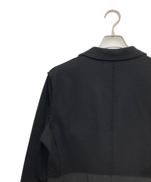LANVIN（ランバン）LANVIN (ランバン) 切替テーラードジャケット ブラック サイズ:44の古着・服飾アイテム