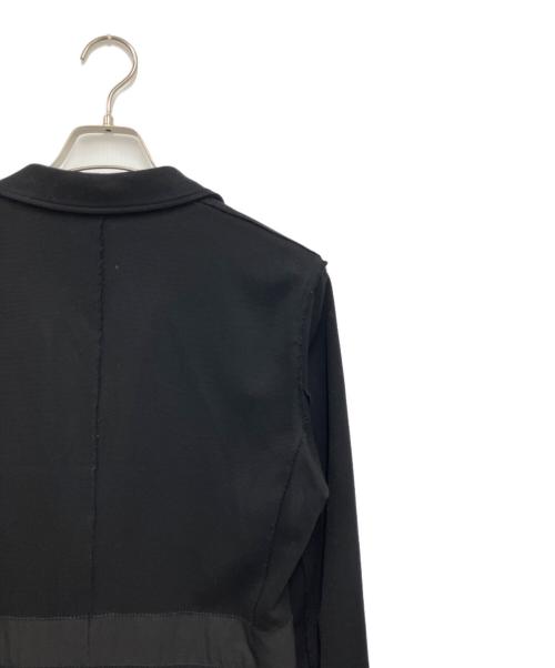 LANVIN（ランバン）LANVIN (ランバン) 切替テーラードジャケット ブラック サイズ:44の古着・服飾アイテム
