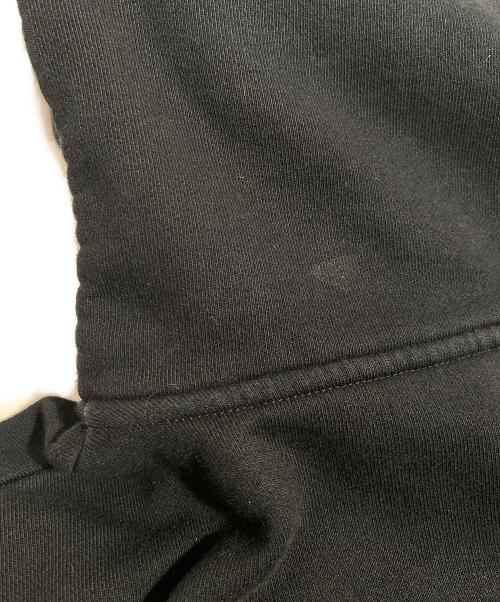 CELINE（セリーヌ）CELINE (セリーヌ) ルーズ フーディー / コットンフリース ブラック サイズ:XLの古着・服飾アイテム