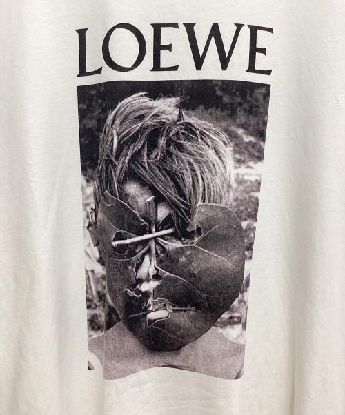 LOEWE（ロエベ）LOEWE (ロエベ) 20AW KEN HEYMAN(ケンヘイマン) 半袖カットソー アイボリー サイズ:XLの古着・服飾アイテム