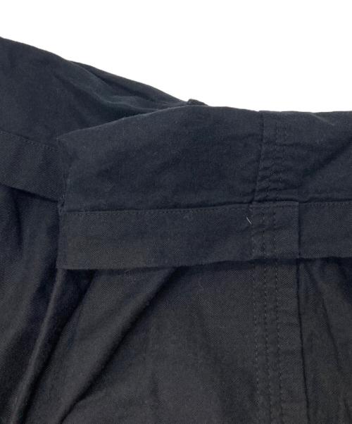 YOHJI YAMAMOTO（ヨウジヤマモト）YOHJI YAMAMOTO (ヨウジヤマモト) ベルテッドパンツ ブラック サイズ:3の古着・服飾アイテム