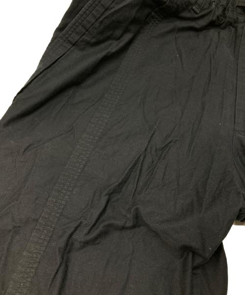 YOHJI YAMAMOTO（ヨウジヤマモト）YOHJI YAMAMOTO (ヨウジヤマモト) ベルテッドパンツ ブラック サイズ:3の古着・服飾アイテム
