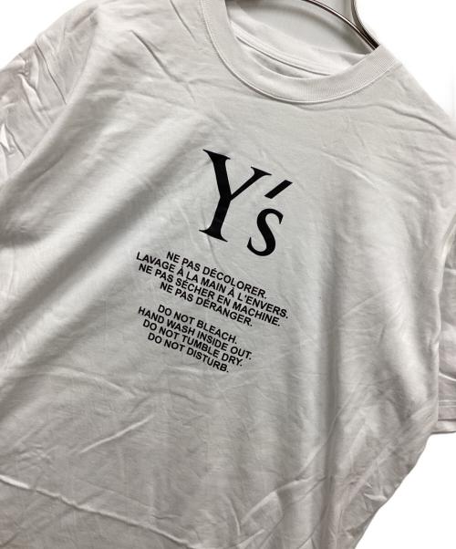 Y's（ワイズ）Y's (ワイズ) New Era (ニューエラ) 半袖カットソー ホワイト サイズ:XXLの古着・服飾アイテム
