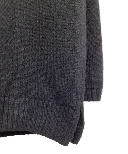 Yohji Yamamoto pour homme（ヨウジヤマモト プールオム）Yohji Yamamoto pour homme (ヨウジヤマモト プールオム) 22AW 花柄丸首B フラワーニットセーター ブラック サイズ:3の古着・服飾アイテム