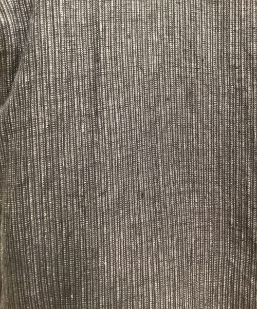 Yohji Yamamoto pour homme（ヨウジヤマモト プールオム）Yohji Yamamoto pour homme (ヨウジヤマモト プールオム) 24SS Double Collar Decorative Button Blouse(ダブルカラーデコレーティブボタンブラウス) グレー サイズ:3の古着・服飾アイテム