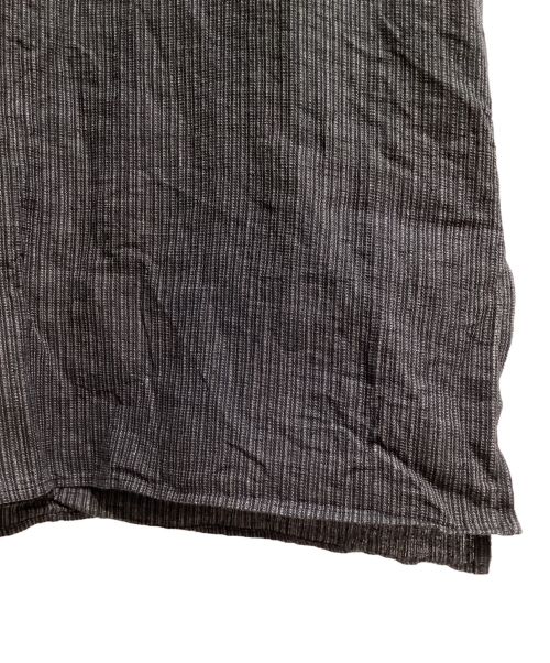 Yohji Yamamoto pour homme（ヨウジヤマモト プールオム）Yohji Yamamoto pour homme (ヨウジヤマモト プールオム) 24SS Double Collar Decorative Button Blouse(ダブルカラーデコレーティブボタンブラウス) グレー サイズ:3の古着・服飾アイテム