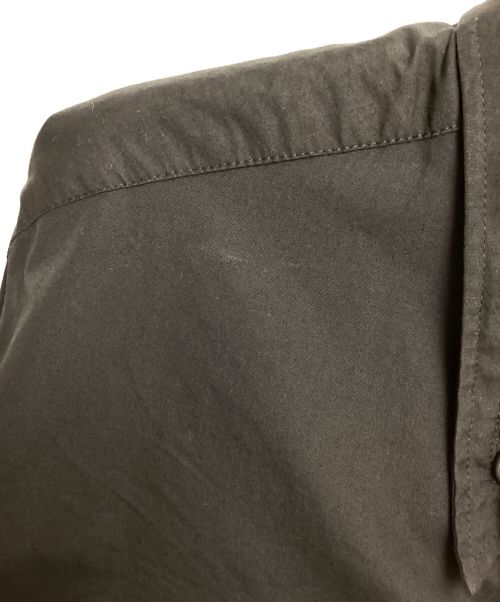 Yohji Yamamoto pour homme（ヨウジヤマモト プールオム）Yohji Yamamoto pour homme (ヨウジヤマモト プールオム) 23SS 100/2 BROAD R-PATCHWORK ZIP COLLAR B(ブロードRパッチワークジップカラーブラウス) ブラック サイズ:3の古着・服飾アイテム