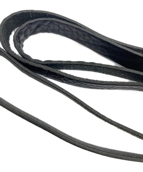 YOHJI YAMAMOTO（ヨウジヤマモト）YOHJI YAMAMOTO (ヨウジヤマモト) レザーベルト ブラックの古着・服飾アイテム