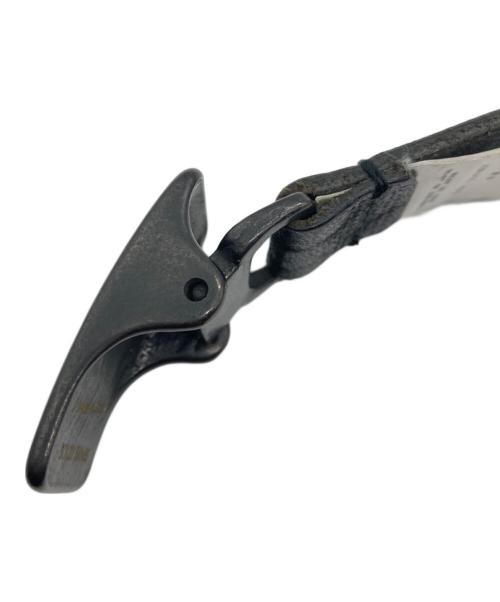 YOHJI YAMAMOTO（ヨウジヤマモト）YOHJI YAMAMOTO (ヨウジヤマモト) レザーベルト ブラックの古着・服飾アイテム