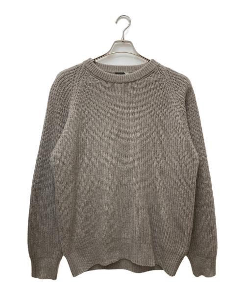 ATON（エイトン）ATON (エイトン) ラグランニット カーキ サイズ:04の古着・服飾アイテム