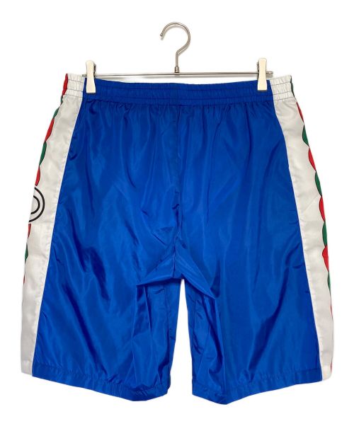 GUCCI（グッチ）GUCCI (グッチ) Waterproof nylon shorts with Interlocking G print ブルー サイズ:50の古着・服飾アイテム