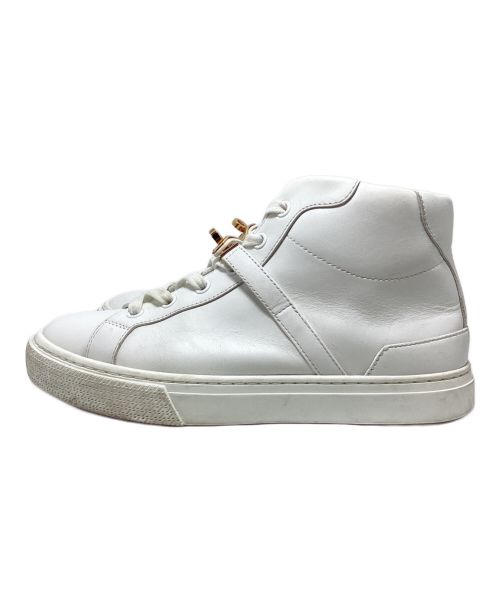 HERMES（エルメス）HERMES (エルメス) バックルデザインハイカットスニーカー ホワイト サイズ:36の古着・服飾アイテム