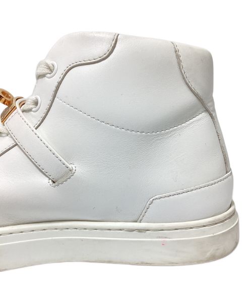 HERMES（エルメス）HERMES (エルメス) バックルデザインハイカットスニーカー ホワイト サイズ:36の古着・服飾アイテム