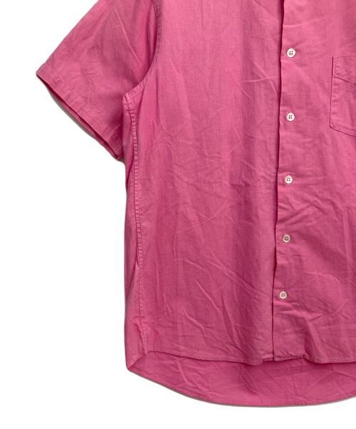 Yohji Yamamoto pour homme（ヨウジヤマモト プールオム）Yohji Yamamoto pour homme (ヨウジヤマモト プールオム) 製品染コットン半袖シャツ ピンク サイズ:3の古着・服飾アイテム