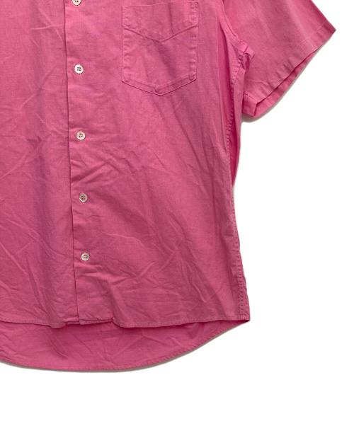 Yohji Yamamoto pour homme（ヨウジヤマモト プールオム）Yohji Yamamoto pour homme (ヨウジヤマモト プールオム) 製品染コットン半袖シャツ ピンク サイズ:3の古着・服飾アイテム