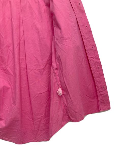 Yohji Yamamoto pour homme（ヨウジヤマモト プールオム）Yohji Yamamoto pour homme (ヨウジヤマモト プールオム) 製品染コットン半袖シャツ ピンク サイズ:3の古着・服飾アイテム