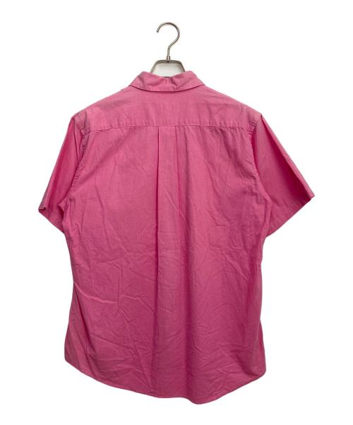 Yohji Yamamoto pour homme（ヨウジヤマモト プールオム）Yohji Yamamoto pour homme (ヨウジヤマモト プールオム) 製品染コットン半袖シャツ ピンク サイズ:3の古着・服飾アイテム