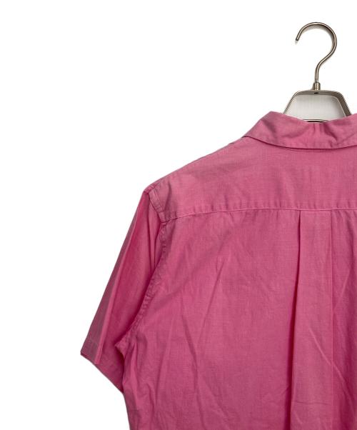 Yohji Yamamoto pour homme（ヨウジヤマモト プールオム）Yohji Yamamoto pour homme (ヨウジヤマモト プールオム) 製品染コットン半袖シャツ ピンク サイズ:3の古着・服飾アイテム