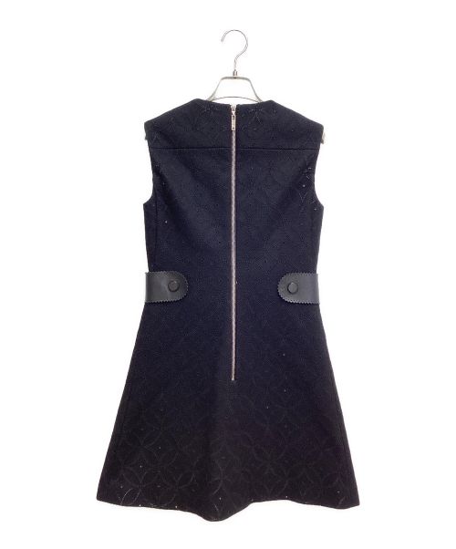 LOUIS VUITTON（ルイ ヴィトン）LOUIS VUITTON (ルイ ヴィトン) モノグラムレースワンピース ブラック サイズ:36の古着・服飾アイテム
