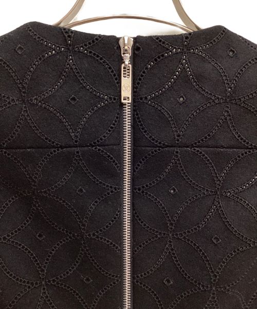 LOUIS VUITTON（ルイ ヴィトン）LOUIS VUITTON (ルイ ヴィトン) モノグラムレースワンピース ブラック サイズ:36の古着・服飾アイテム
