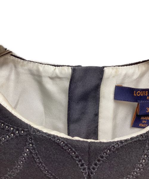 LOUIS VUITTON（ルイ ヴィトン）LOUIS VUITTON (ルイ ヴィトン) モノグラムレースワンピース ブラック サイズ:36の古着・服飾アイテム