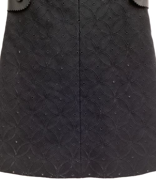 LOUIS VUITTON（ルイ ヴィトン）LOUIS VUITTON (ルイ ヴィトン) モノグラムレースワンピース ブラック サイズ:36の古着・服飾アイテム