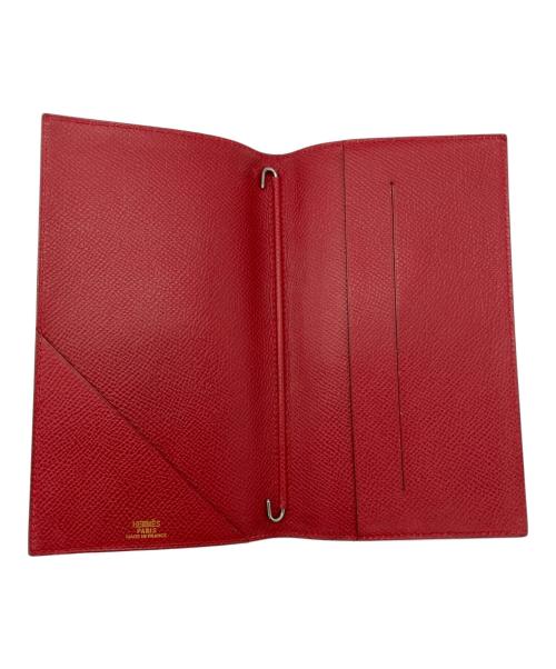 HERMES（エルメス）HERMES (エルメス) 手帳カバー レッドの古着・服飾アイテム