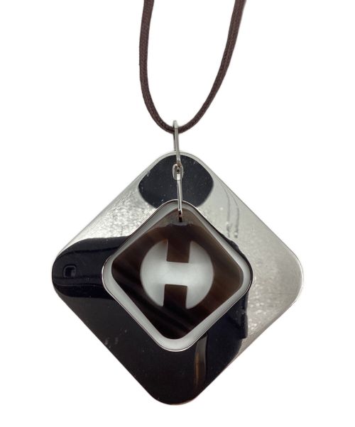 HERMES（エルメス）HERMES (エルメス) Buffalo horn necklace（バッファローホーンネックレス） シルバーの古着・服飾アイテム