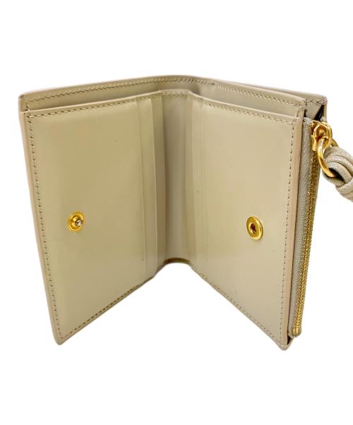 JIL SANDER（ジルサンダー）JIL SANDER (ジルサンダー) 2つ折り財布 ベージュの古着・服飾アイテム